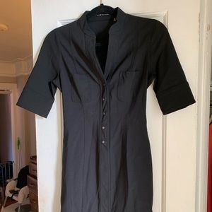 Black 3/4 sleeve dress